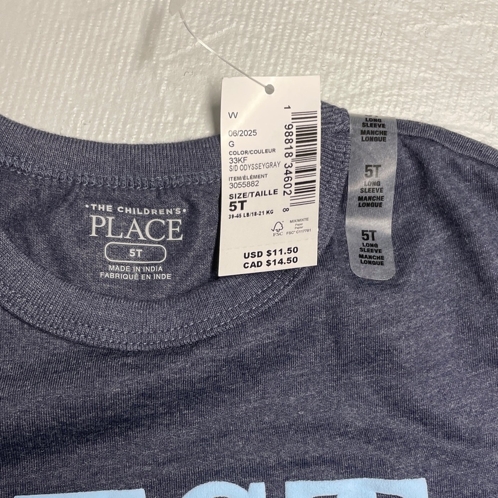 The Children's Place Dark Blue 'Best Little Bro' Long Sleeve Tee - Picture 2 of 2